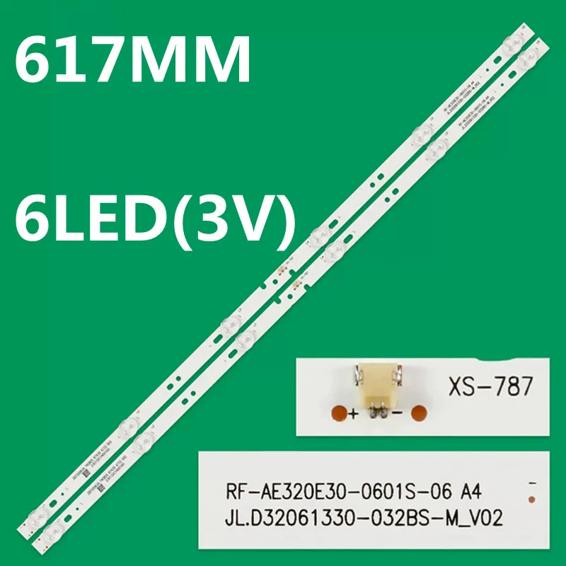 

300PCS Backlight for AKAI AKTV3227H MI32TV-JY 06-32C2X6-618-M10W14-NEW LT-32C485 Philco Ph32c10 PTV32C30D PTV32C30 Ph32c10dsgwa