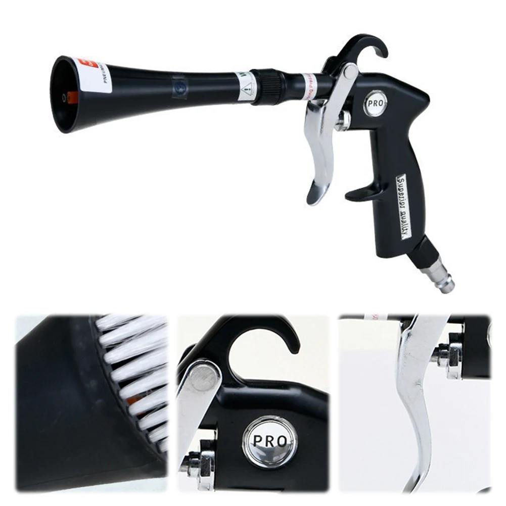 

Car Interior Cleaning Tool Quick Dry Dust Blowing Tool Efficient Dry Cleaning Gun for Home Appliances Computers Office Equipment