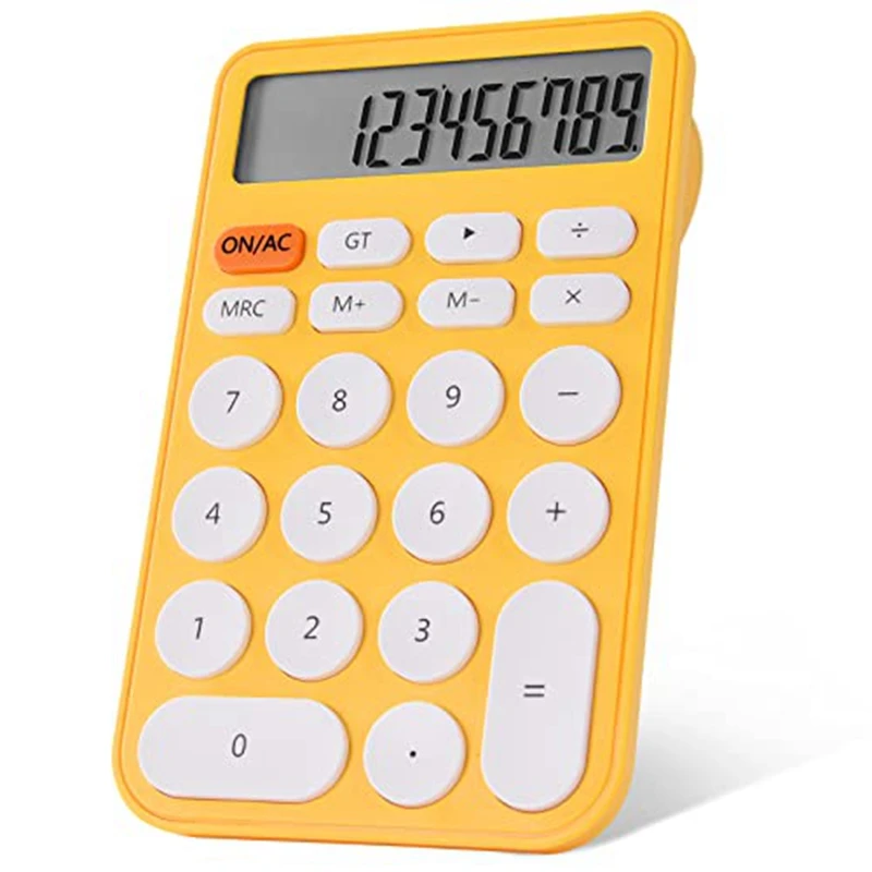2 Pack Basic Calculator, Pocket Size Mini Calculators, 12 Digit Desktop Calculator For Office, School Students
