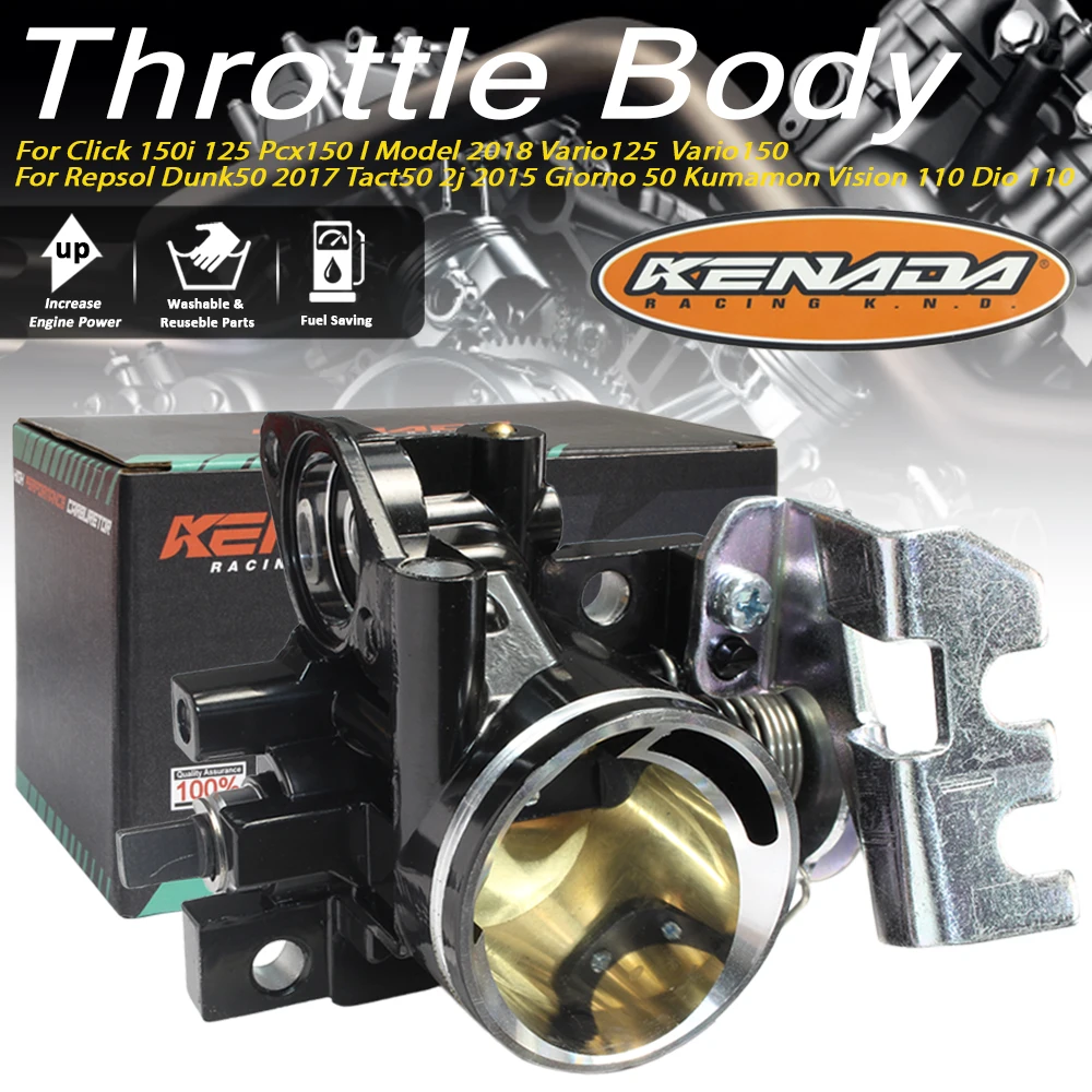 

100% New 28-34mm Motorcycle Throttle Body Fit for Honda Click 150i 125 PCX150 Vario125 Repair