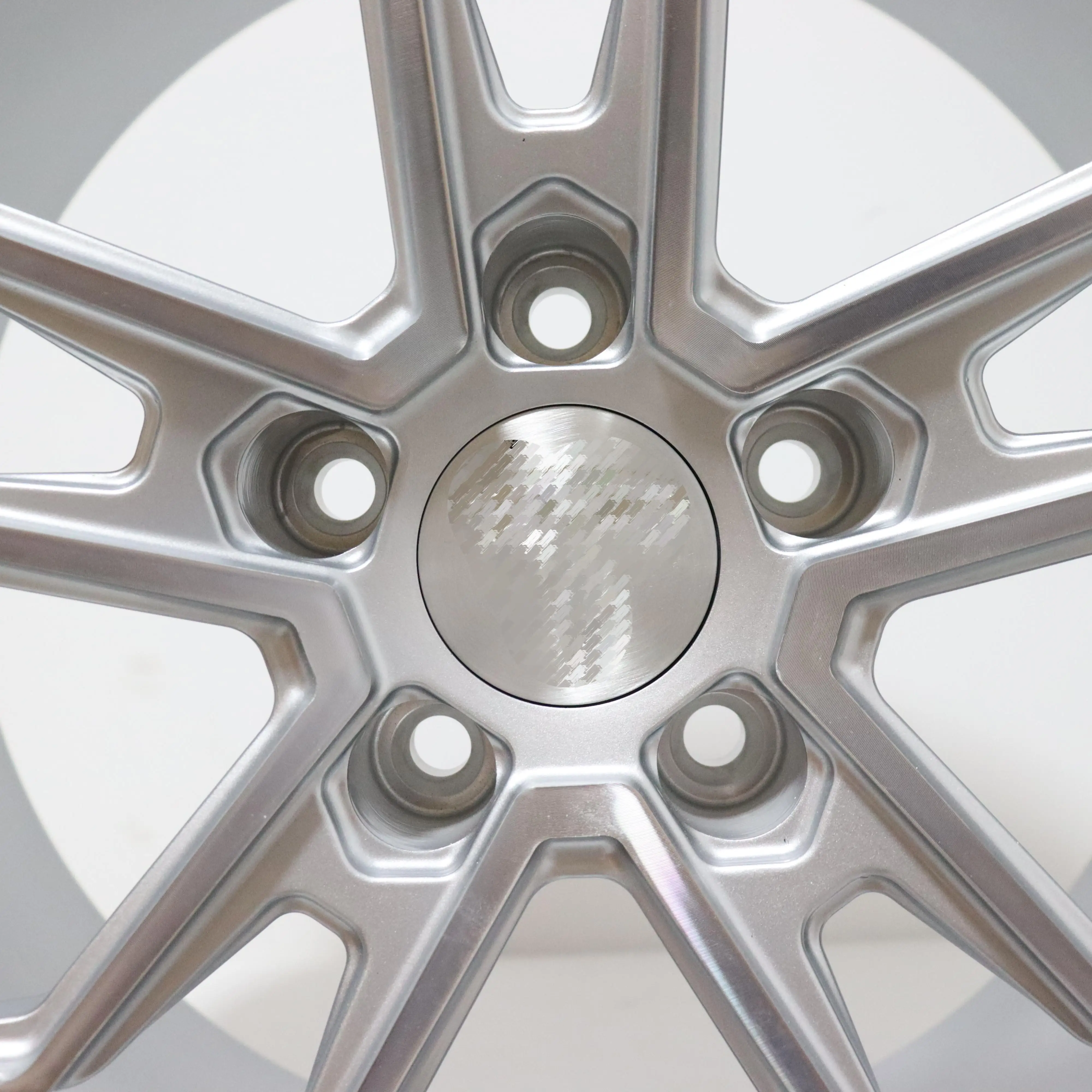 Customized Forged Alloy Wheels Matte Silver 18-22 Inches 5x114.3/64.1/120 PCD Five Spoke New for   Model 3/S/Y