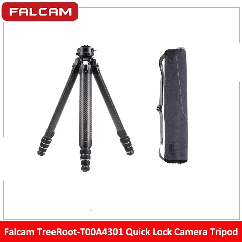 

FALCAM TreeRoot-T00A4301 Штатив с быстрой блокировкой из углеродного волокна Портативная профессиональная фотокамера Панорамный штатив с панорамированием и наклоном