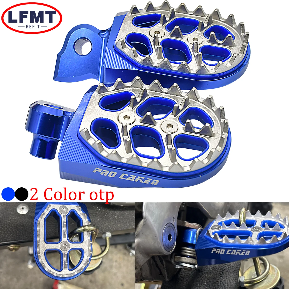 Motorcycle Foot Pegs Rests Footrest Footpeg Pedals For YAMAHA 125X 250X 250FX 450FX WR250F WR450F YZ 65 85 125 250 250F 450F