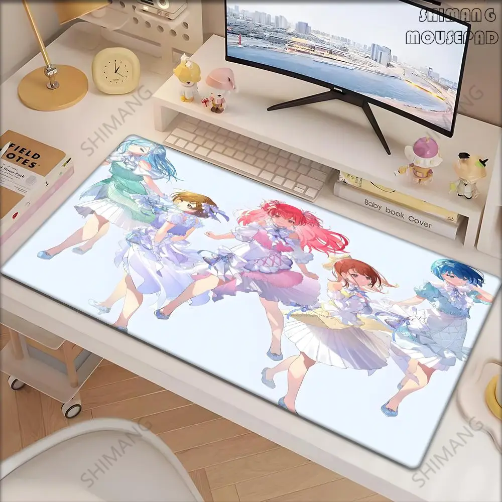 

Коврик для мыши VSPO VTuber Virtual YouTuber Большой коврик для мыши Vtb Компьютерная клавиатура XXL Подкладка Аниме ПК Игровые аксессуары Настольный коврик