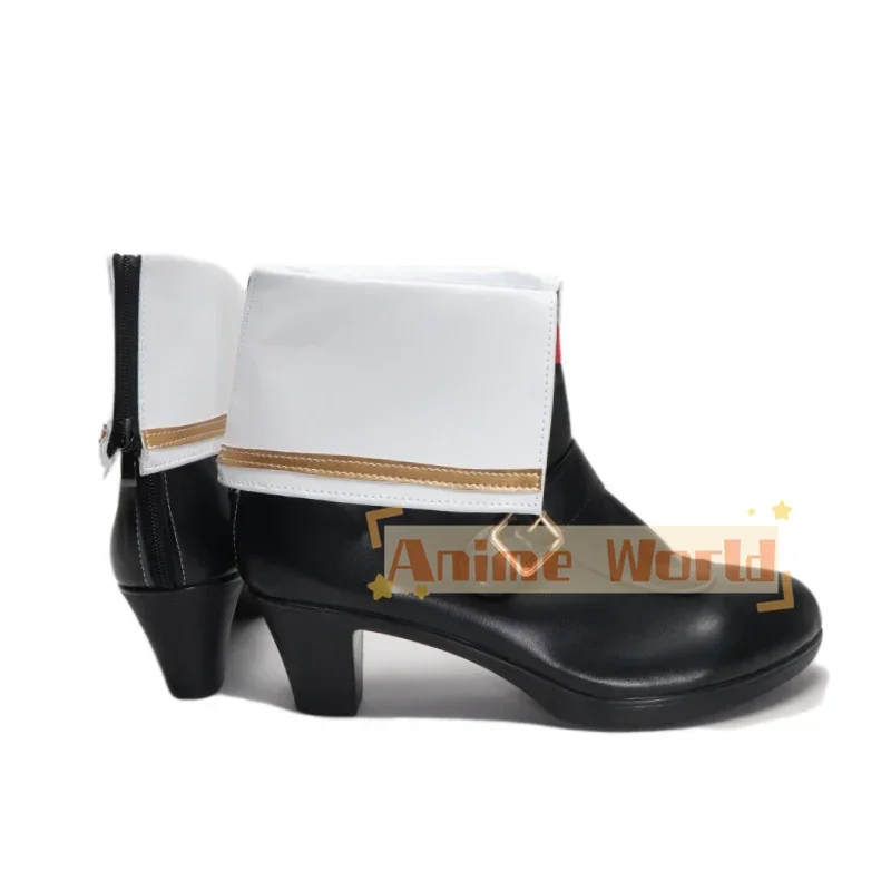 Girls Frontline 2 Exilium MP7 Cheeta 코스프레 신발 할로윈 카니발 부츠 Cosplay Prop Anime PU 가죽 신발 맞춤 제작