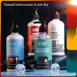 Lubricante sexual a base de agua para hombres, lubricante Anal de Semen, Gel Gay, Masturatobr para mujeres, aceite para Vagina, juguetes, juegos, parejas, productos íntimos para adultos