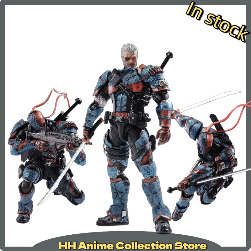 

In Stock New Original Lpzz Deathstroke Arkham Knight Deathstroke Finished Module 1/12 Dc002 Articulated Action Anime Figure Gift