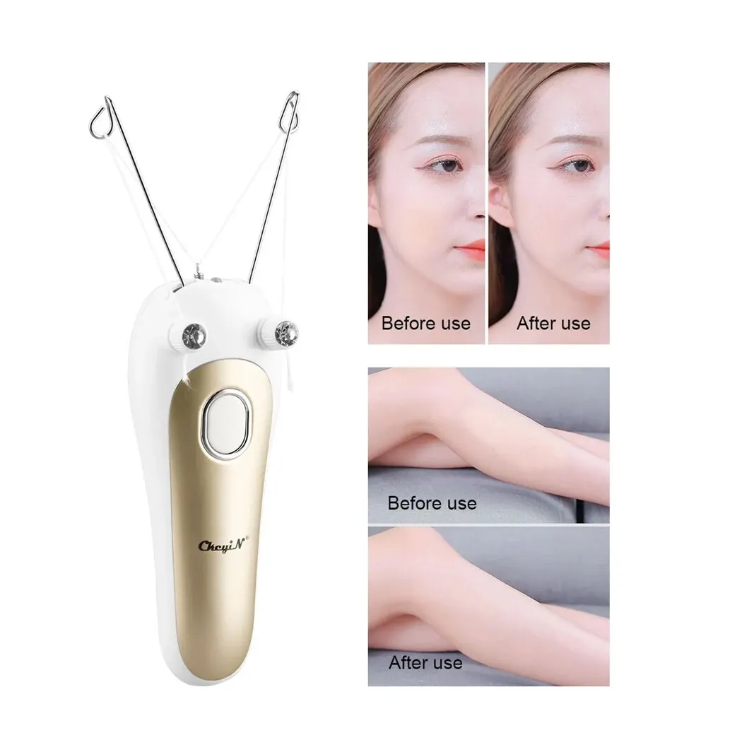 USB Rechargeable Body Hair Remover Women's Cotton Thread Leg Arm Shaver Razor Lady Beauty Neck Defeatherer Hair Epilator