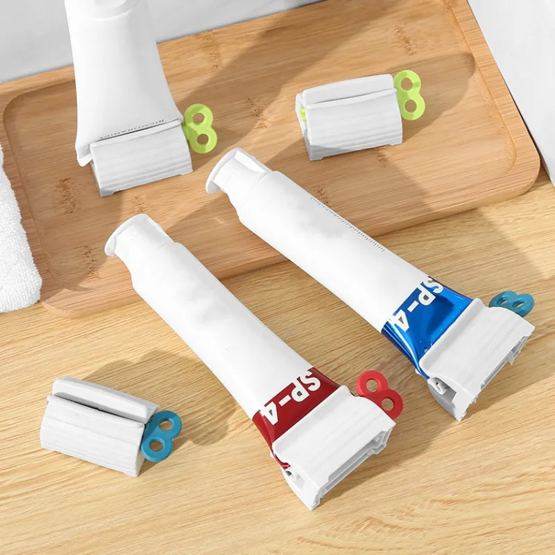 Toothpaste Squeezer Device Multifunctional Dispenser Facial Cleanser Clips Manual Lazy Tube Tools Press Bathroom Accessories image 4