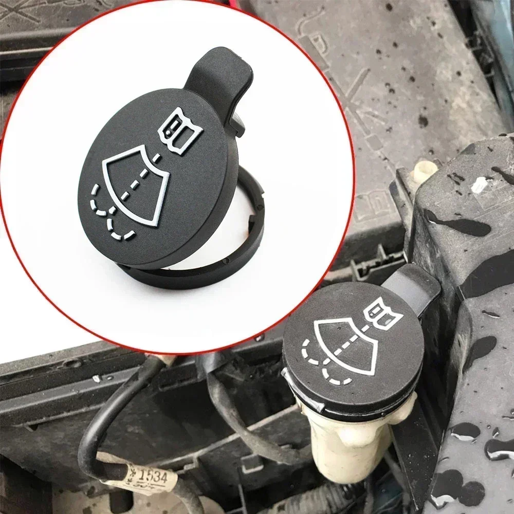 For Chevrolet Buick Cadillac Tank Cap Exterior components Windshield Wiper Washer Fluid Reservoir Tank Bottle Cap Cover 13227300 view 3