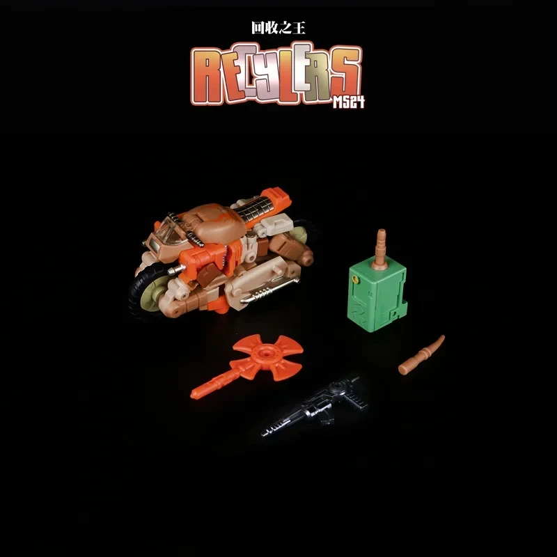 Nowa zabawka transformacyjna Mini Robot MechFans MS24 MFT MS-24 Mechanik Recylers Figurka akcji Model kolekcja prezent