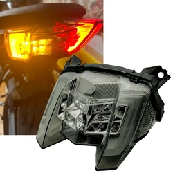 Luz trasera de freno para motocicleta, intermitentes LED integrados para Yamaha MT-09, FZ09, MT09, 2017, 2018, 2019, 2020, e-mark