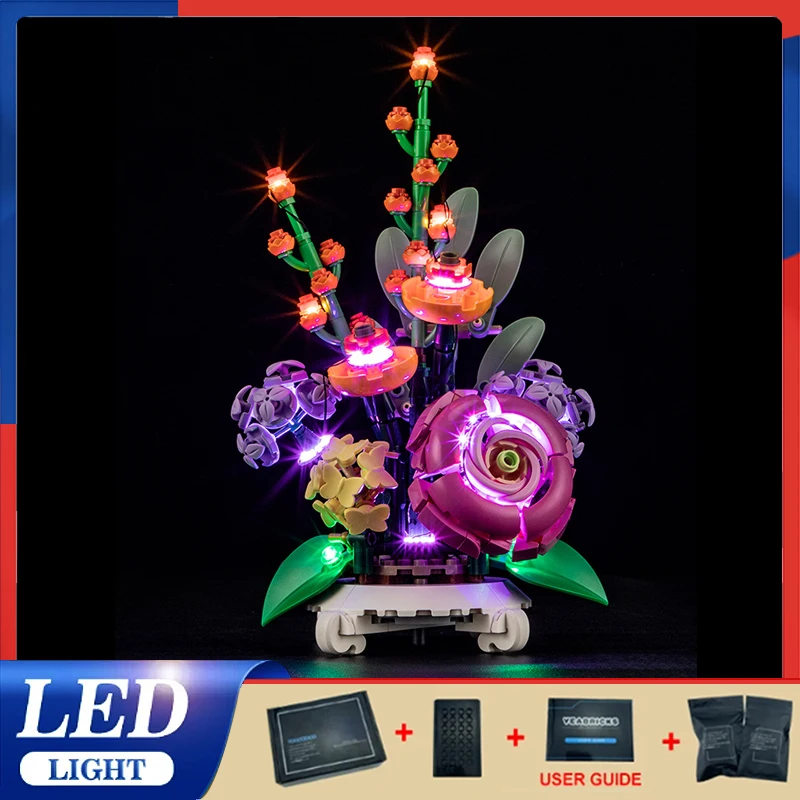 

Diy LED Light Kit For LEGO 40762 Mixed Flowerpot (Only LED Light,Without Blocks Model )
