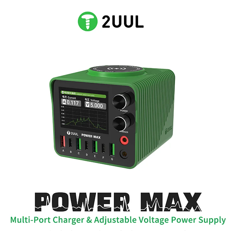 2uul-pc01-puissance-max-200w-alimentation-multiport-tension-reglable-station-de-reparation-de-charge-sans-fil-pour-ordinateurs-portables-outils