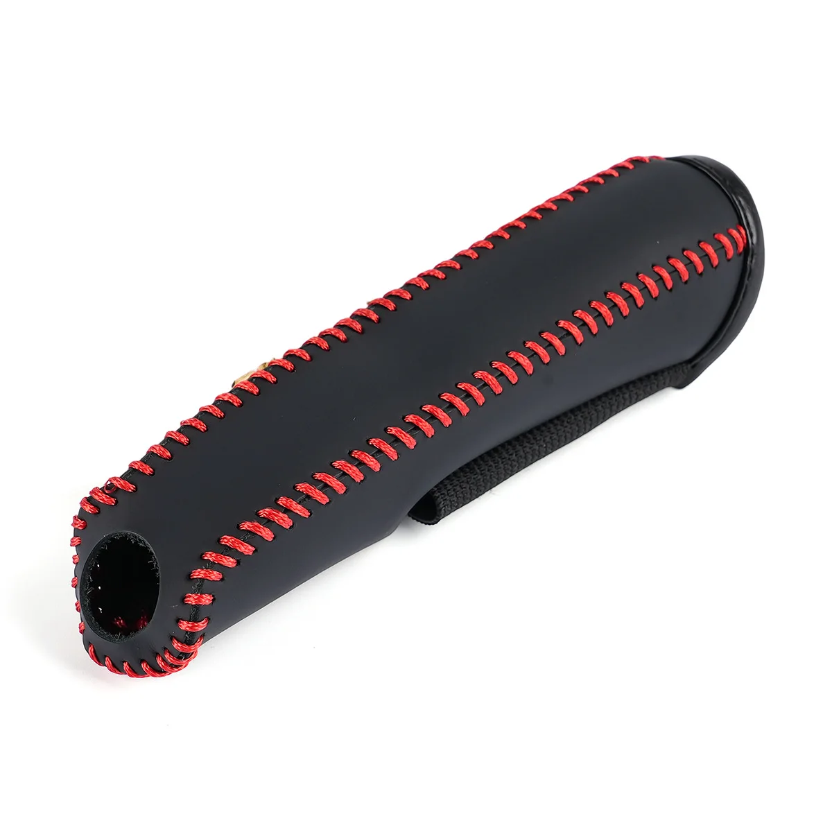 Universal Car Handbrake Cover, Leather Hand-Sewn Brake Lever Decorative Protective Cover, Gear Shift Lever Leather Cover