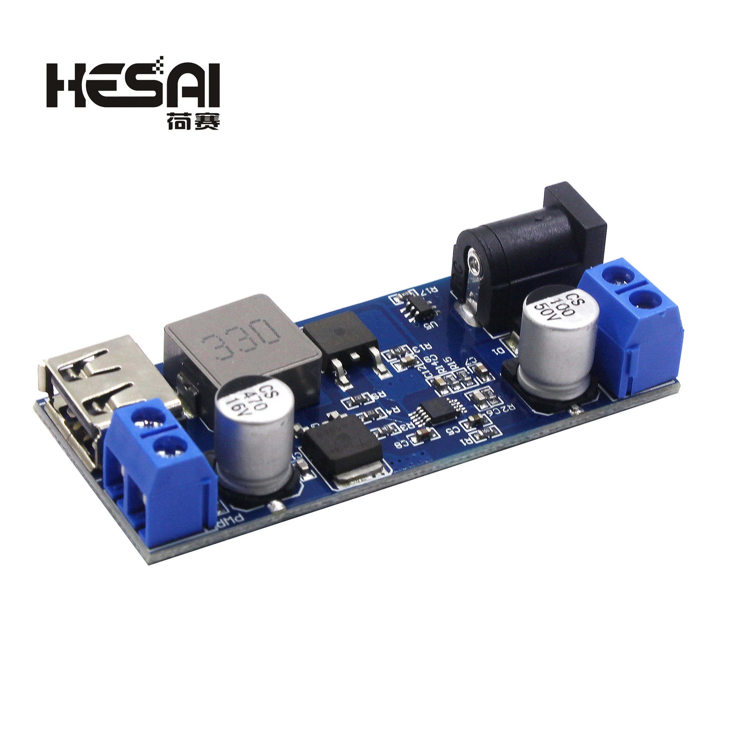 Replace LM2596S DC-DC 24V/12V To 5V 5A Step Down Power Supply Buck Converter Adjustable USB Step-down Charging Module For Phone