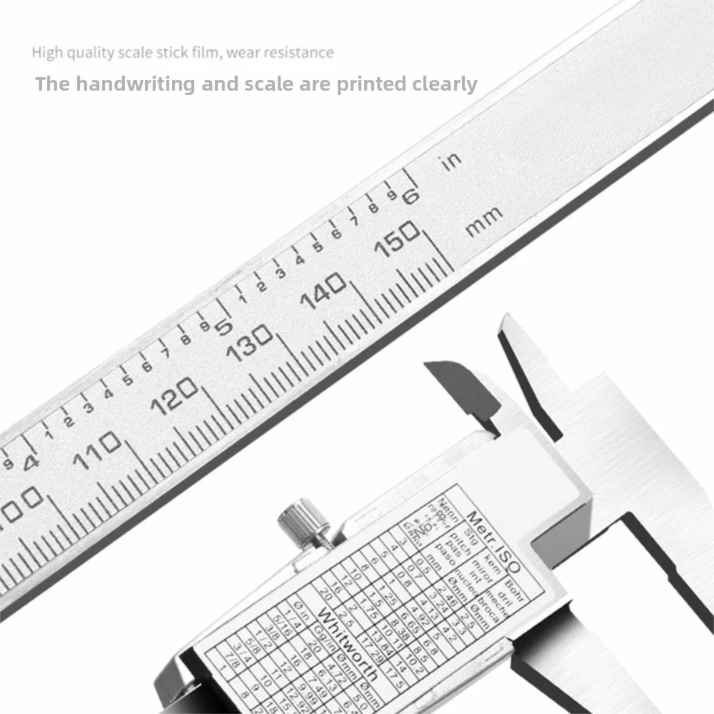 

LCD Electronic Digital Caliper 0-150mm Inch/Metric Vernier Caliper High-strength Plastic Durable Digital Ruler DIY Tool