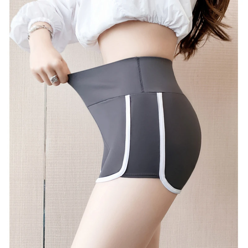 المرأة السراويل Y2k رياضة سراويل للجري Sweatpants السراويل غير رسمية امرأة الصيف الأبيض طماق قصيرة اليوغا السراويل المضادة للانزلاق مثير #5