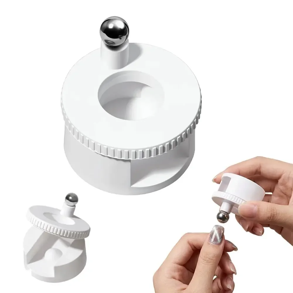 Strong Magnetic 360° Rotating Cat Eye Nail Magnet Wand Automatic Glass Bead Effect Gel Polish Manicure Nail Art Salon Tool
