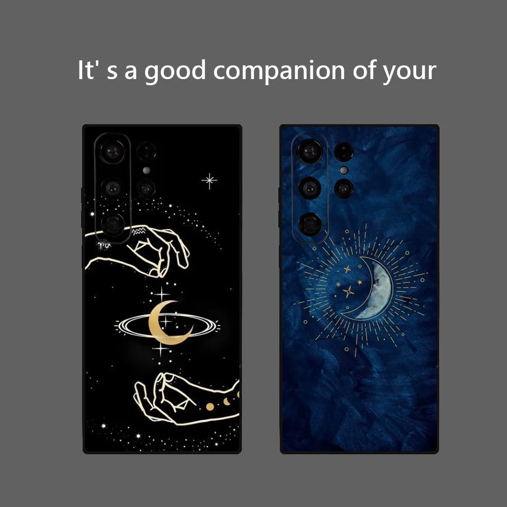 Art C-Celestial H-Hands Art Print Phone Case for Samsung Galaxy S24 Ultra S22 S23 Ultra S21 S20 5G Protective Soft Silicone TPU