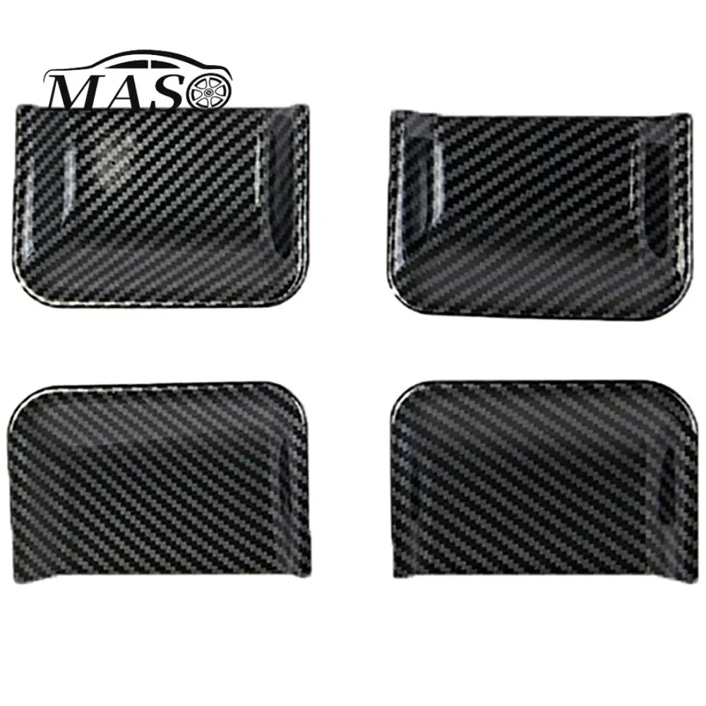 

Углеродное волокно, внутренняя передняя или задняя дверная ручка, накладки на чашу для Ford F150 F-150 2021-2022