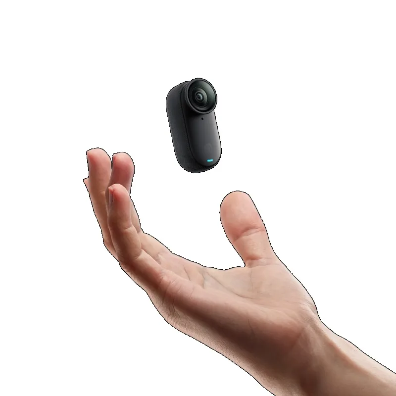 كاميرا Insta360 GO 3S 4K صغيرة 64G قياسية محمولة ومتعددة الاستخدامات بدون استخدام اليدين POV Mount Anywhere كاميرا رياضية للتثبيت