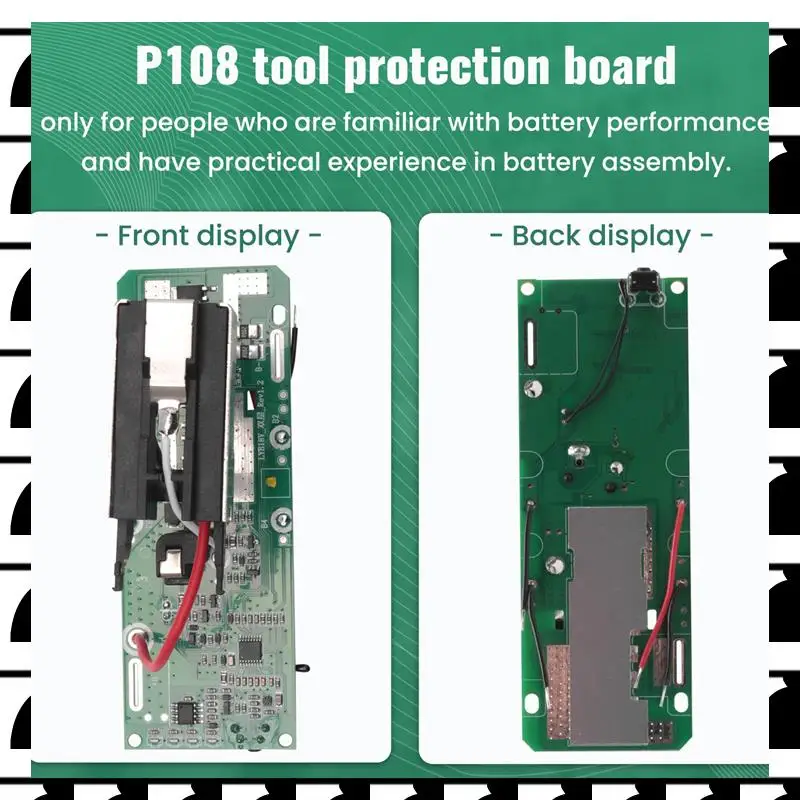 

A44U 2Pcs Li- Battery Charging Protection Circuit Board For Ryobi 18V Lithium Battery P108 P103 RB18L4 0 Protection Board