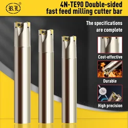 RL 4N TE90 Fast-Feed Milling Cutter Holder 4NKT Diameter 16-40 CNC Milling Head 4NKT060308 Carbide Insert Factory direct sales
