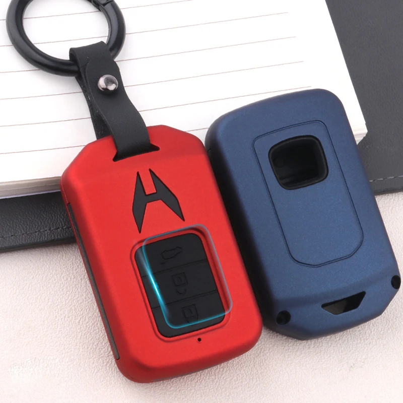 New ABS Carbon Fiber Silica Gel Car Key Case For Honda Accord Civic 10th Gen JADE VEZEL CRIDER CRV Keychain Interior Accessories