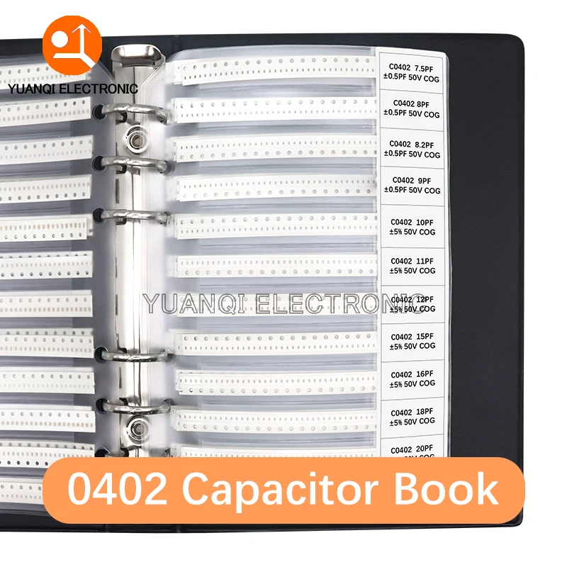 1206 0805 0603 0402 0201 Capacitance Assortment Set kit SMD Capacitor Sample Book Chip 50/80/90/92values 25pcs/50pcs