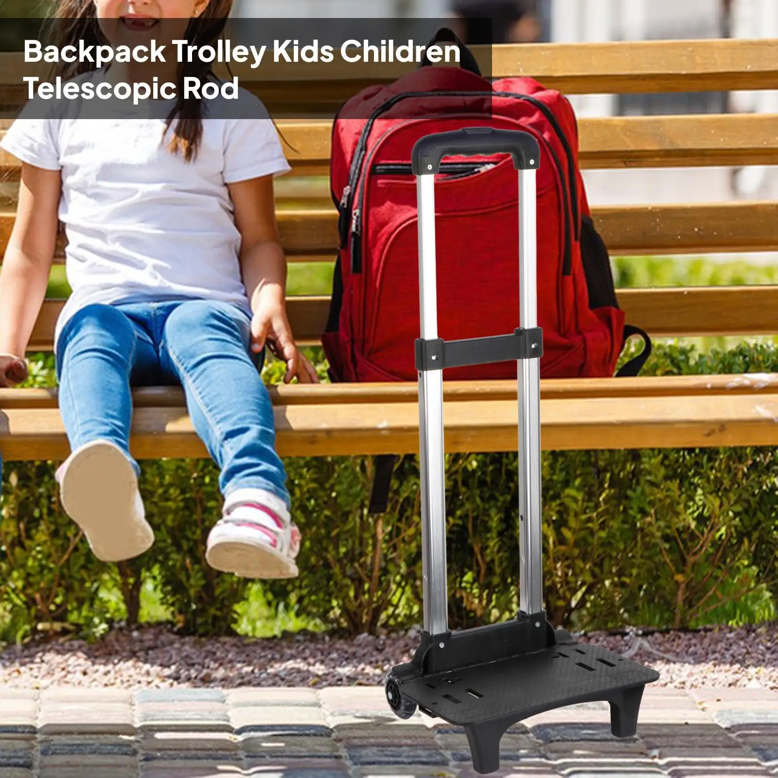 Backpack Trolley Foldable Collapsible Folding Trolley Cart for Kids Children