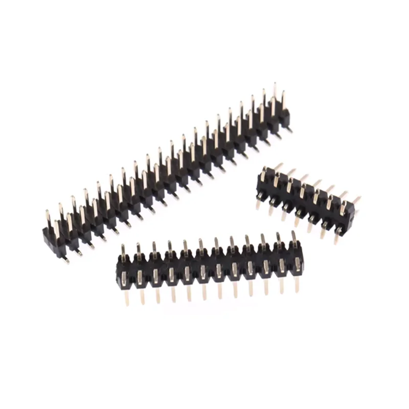 2.0mm Pitch Double Row Male Pin Header SMD SMT 2*4/5/6/8/10/20/40pin Strip Pinheader Connector copper
