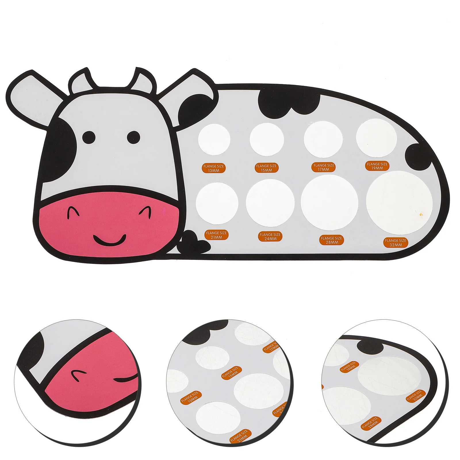 

Nipple Measuring Tool Flange Sizing Card Accurate Flexible Lightweight Portable Easy Use Flange Size Measure for Nipples