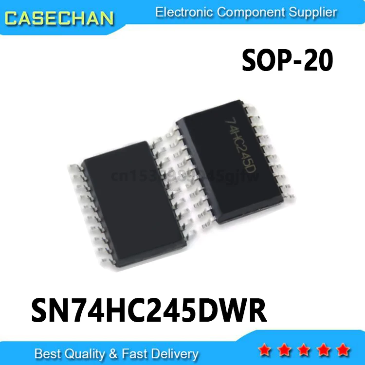 10PCS 74HC245D 74HC245 SN74HC245DWR  SOP-24