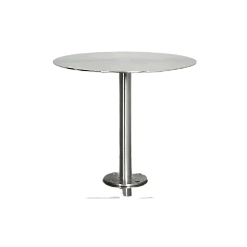 Modern Minimalist Wall Mounted Stainless Steel Round Table Milk Tea Shop Cafe Side Table