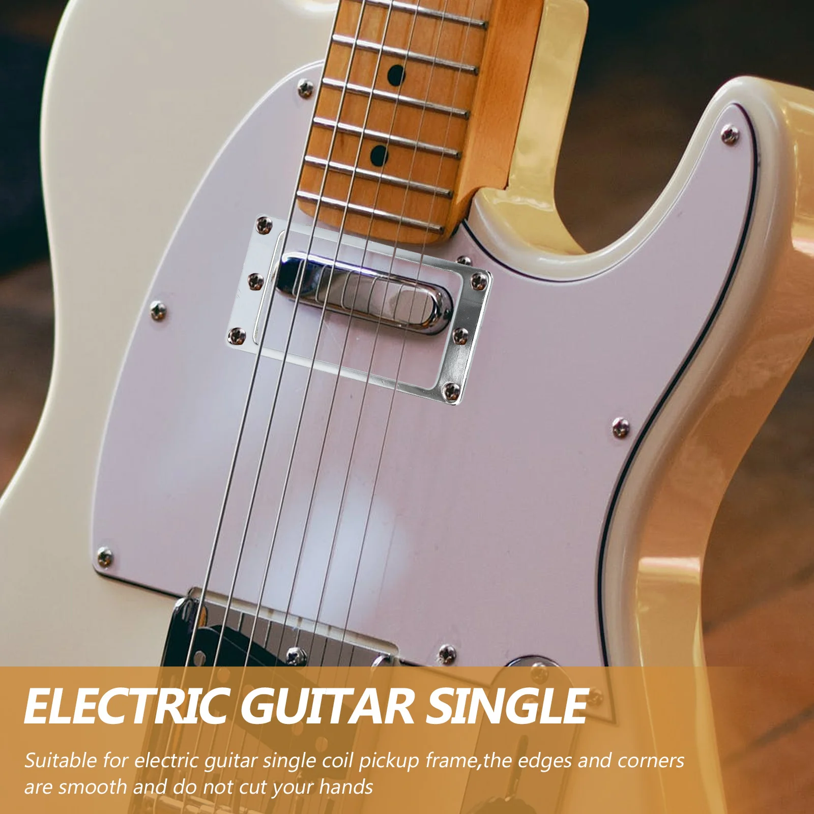 

1 Set Aluminum Alloy Pickup Bottom Rings Durable Protective Guitar Accessories Lightweight Practical Portable Pickup Protection