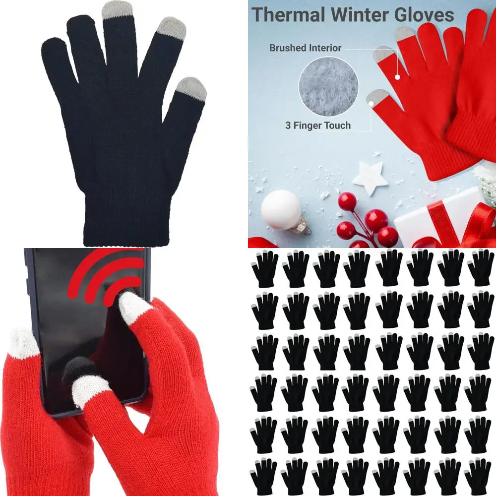 

Winter Magic Bulk Gloves, Soft Brushed Lining, Stretchy Assorted Men's & Women's