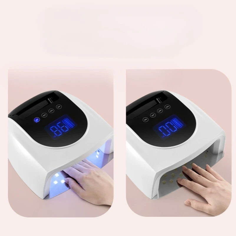 X30 Wireless Rechargeable Nail Lamp, Built-in Battery UV LED Nail Dryer Portable Gel Polish Curing Light