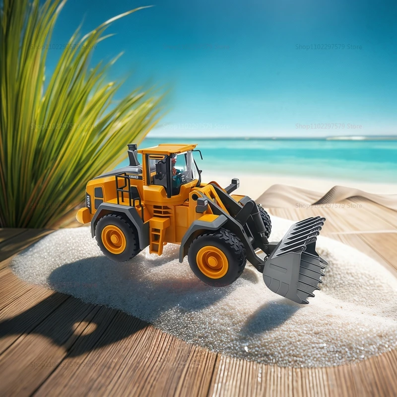 2025, neues ferngesteuertes 4WD-Baggerspielzeug mit Legierungs-Muldenkipper, Baufahrzeug für Jungen, Kinder, Geschenk, pädagogisches Spielmodell