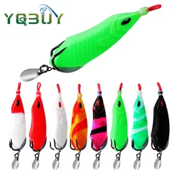 Fishing Soft Frog Lure 10g/16g Soft Bait Lure with Blood Trough Hook