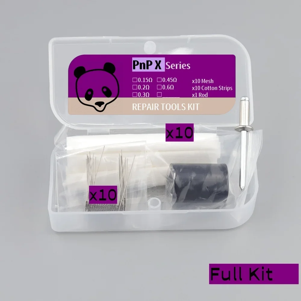 مجموعة أدوات إصلاح شبكية متوافقة مع الترانزستور PNP X، PNPX مجموعة إعادة بناء ملف حلقي 0.15/.2/.3/.45/.6/.8 أوم