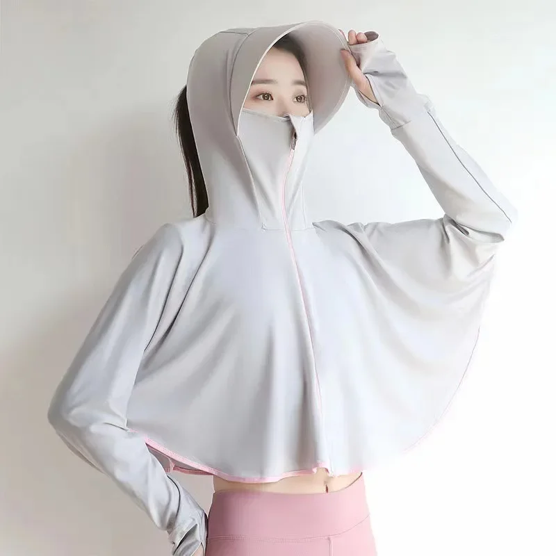 Новинка 2023 года, женская солнцезащитная куртка UPF 50+, охлаждающая и дышащая для поездок на работу, уличная накидка