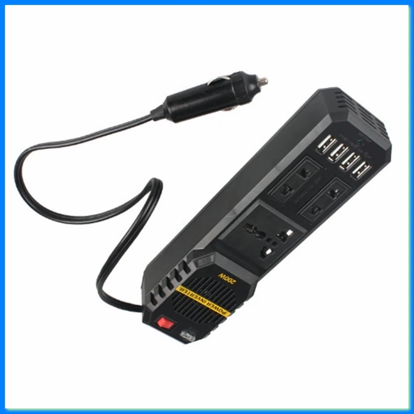 12V 200w Power Adapter on Board Inverter AC220V Power Converter on-Board Appliance Inverter Transformer-AT35