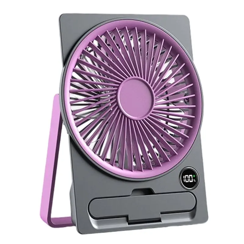 

【АКЦИЯ】Летний настольный вентилятор для общежития и офиса, ультратонкий, с цифровым дисплеем, мощный, портативный, бесшумный, компактный, в виде карты, маленький вентилятор