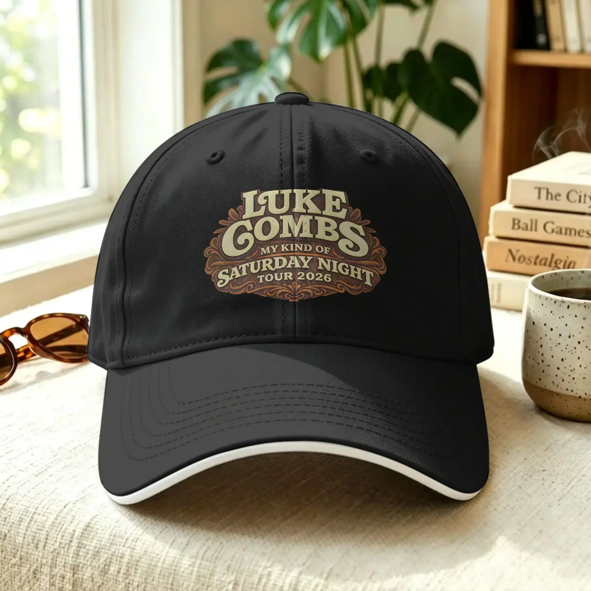 Summer Lukes Combs My Kinda Saturday Night Tour 2026 Baseball Cap  Outdoor Casual Sun Trucker Hat Men Breathable Baseball Caps