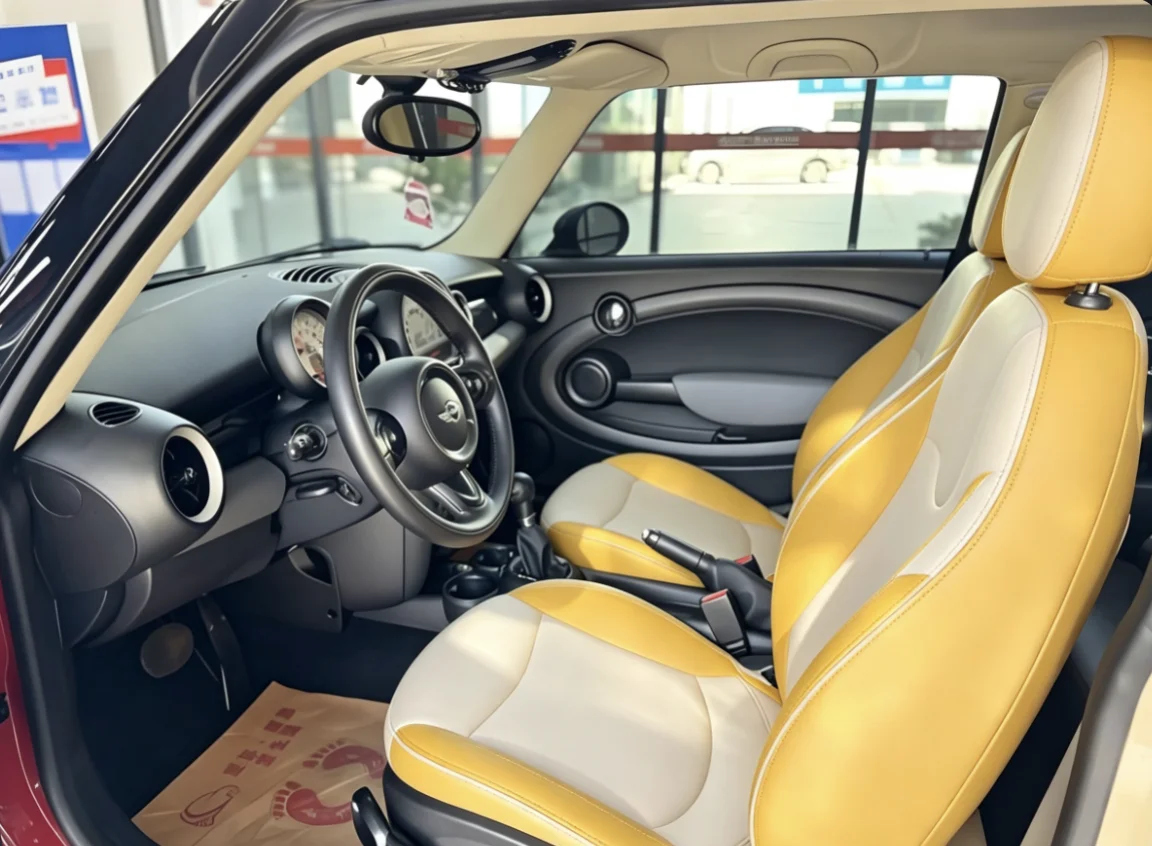 Für Mini One R56 Maßgefertigte Autositzbezüge Luxuriöses Nappaleder 100% Passgenau Innenausstattung Zubehör 360 ° Vollständige Abdeckung – Detail 2