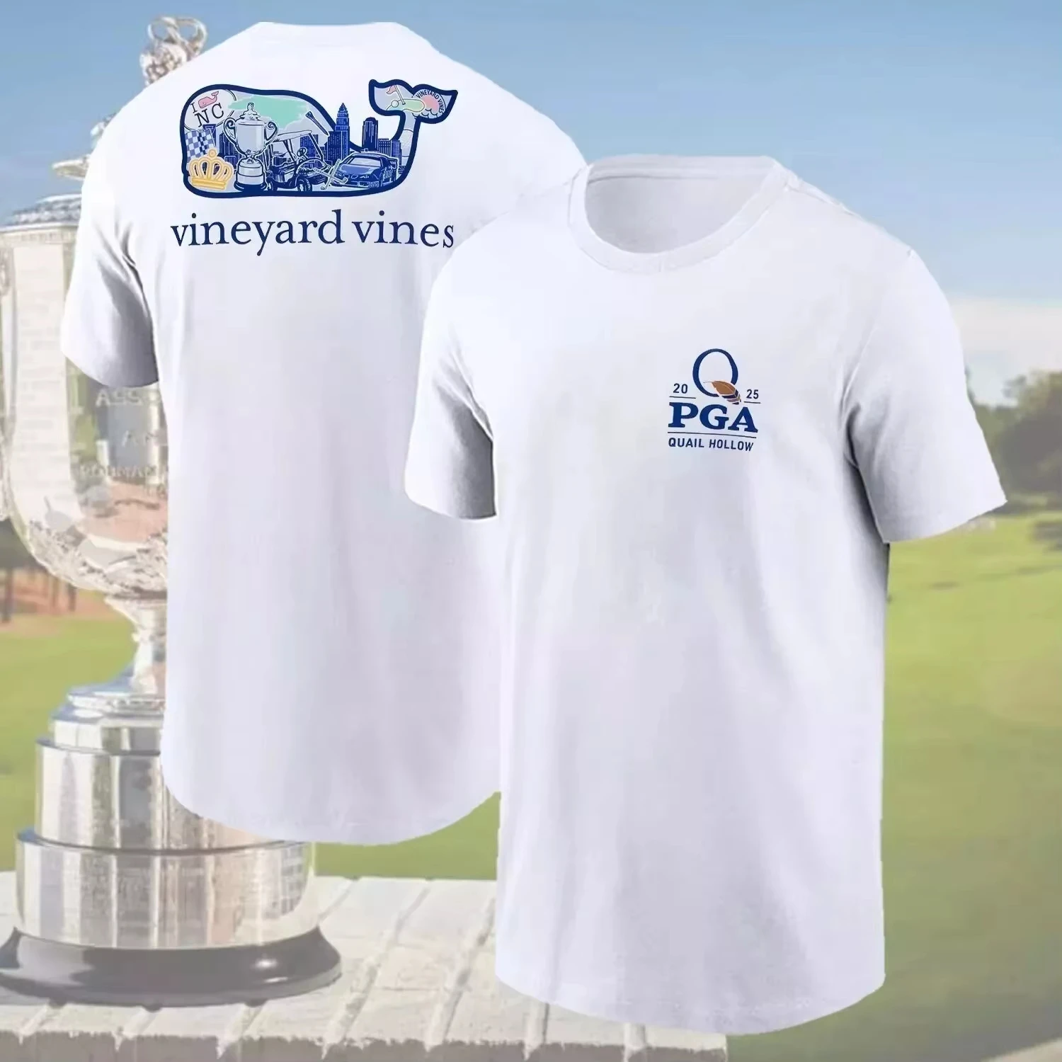 

2025 New Tournament Charlotte Whale T-Shirt All Sizes---High-end Luxury Suitable for Men and Women Top Y2k T-Shirt Large Size