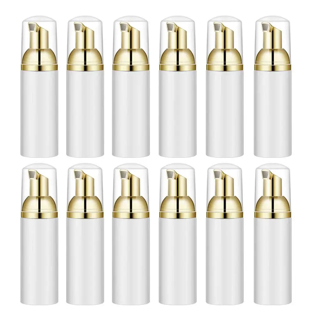 

50Ml Empty Bottles Travel Soap Bottles Plastic Foam Dispenser Bottles Foam Soap Pump Dispensers Cleaning,Travel 12Pcs