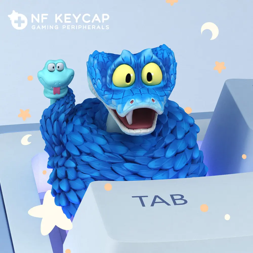 

Клавиатурные накладки Zootopia Keycap Gary De'Snake Custom для механической клавиатуры, DIY-накладки с подсветкой для ПК, игровые, аниме, ESC, подарки