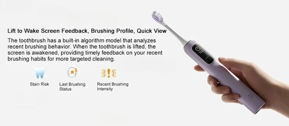 Xiaomi Oscillation Electric Toothbrush Pro,Smart 4 Modes,IPX8 Waterproof Sonic Vibration Toothbrushes,180-day Battery Life